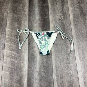 Toluca Palm Leaves Simone Midi Bikini Bottoms